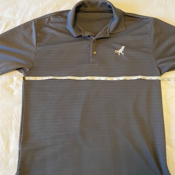 Champion's Tour--PGA-Men's Large- Golf Polo-Charcoal Grey-Dinosaur Logo - Picture 5 of 9